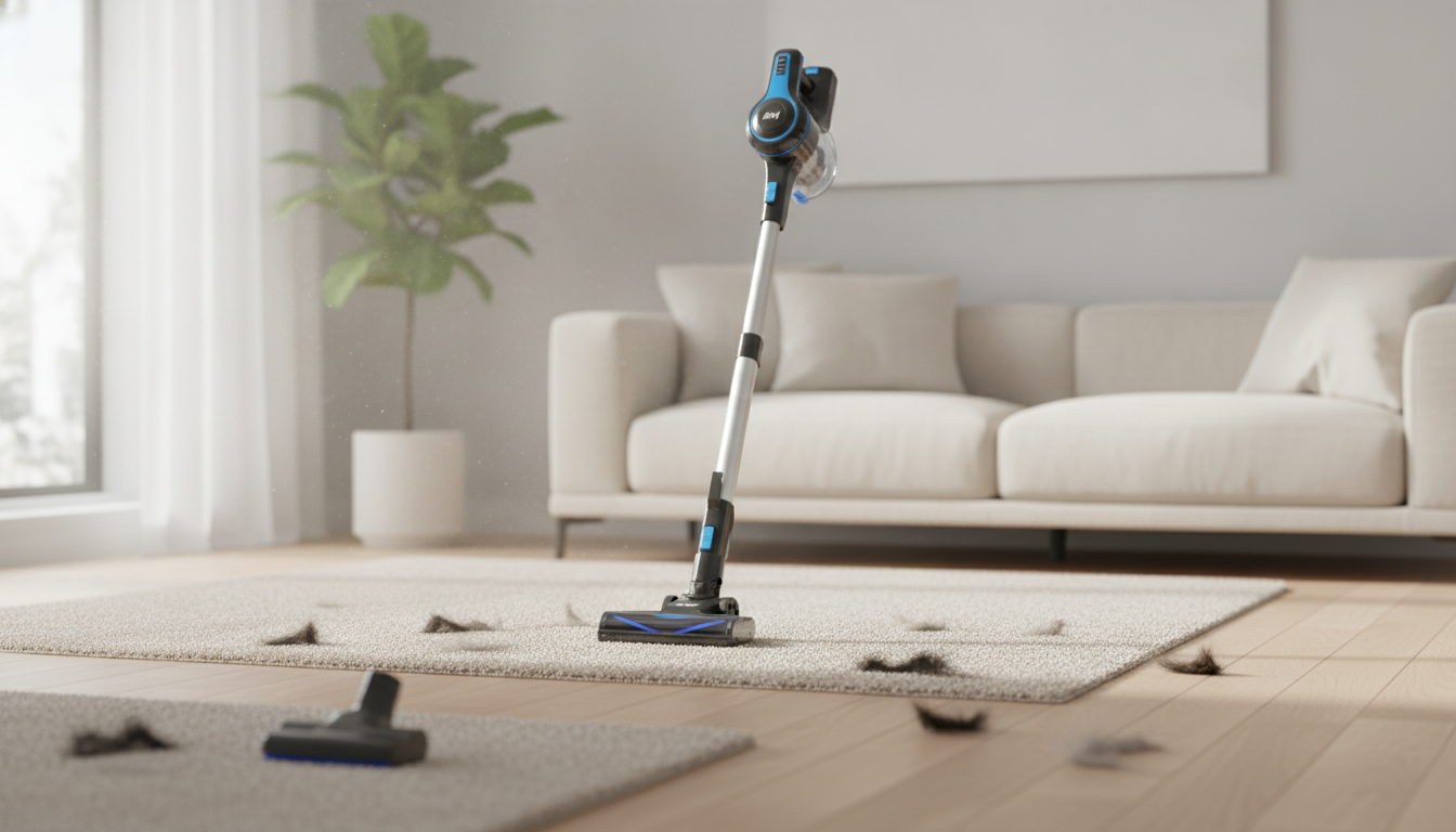 20KPa Cordless Vacuum: Carpet, Floors & Hair Results