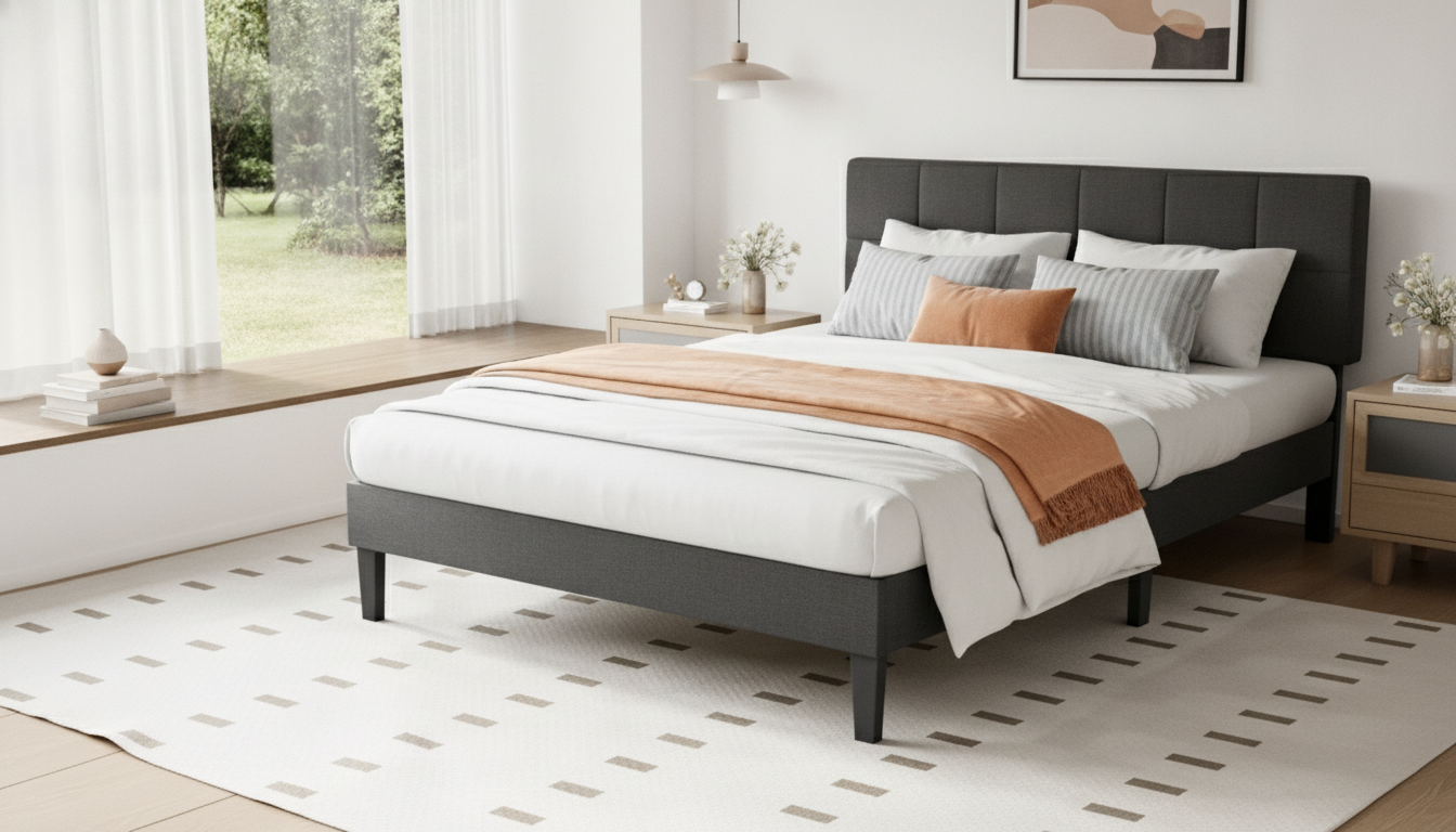 Adjustable Headboard Queen Bed Frame: Fit, Comfort & Quiet