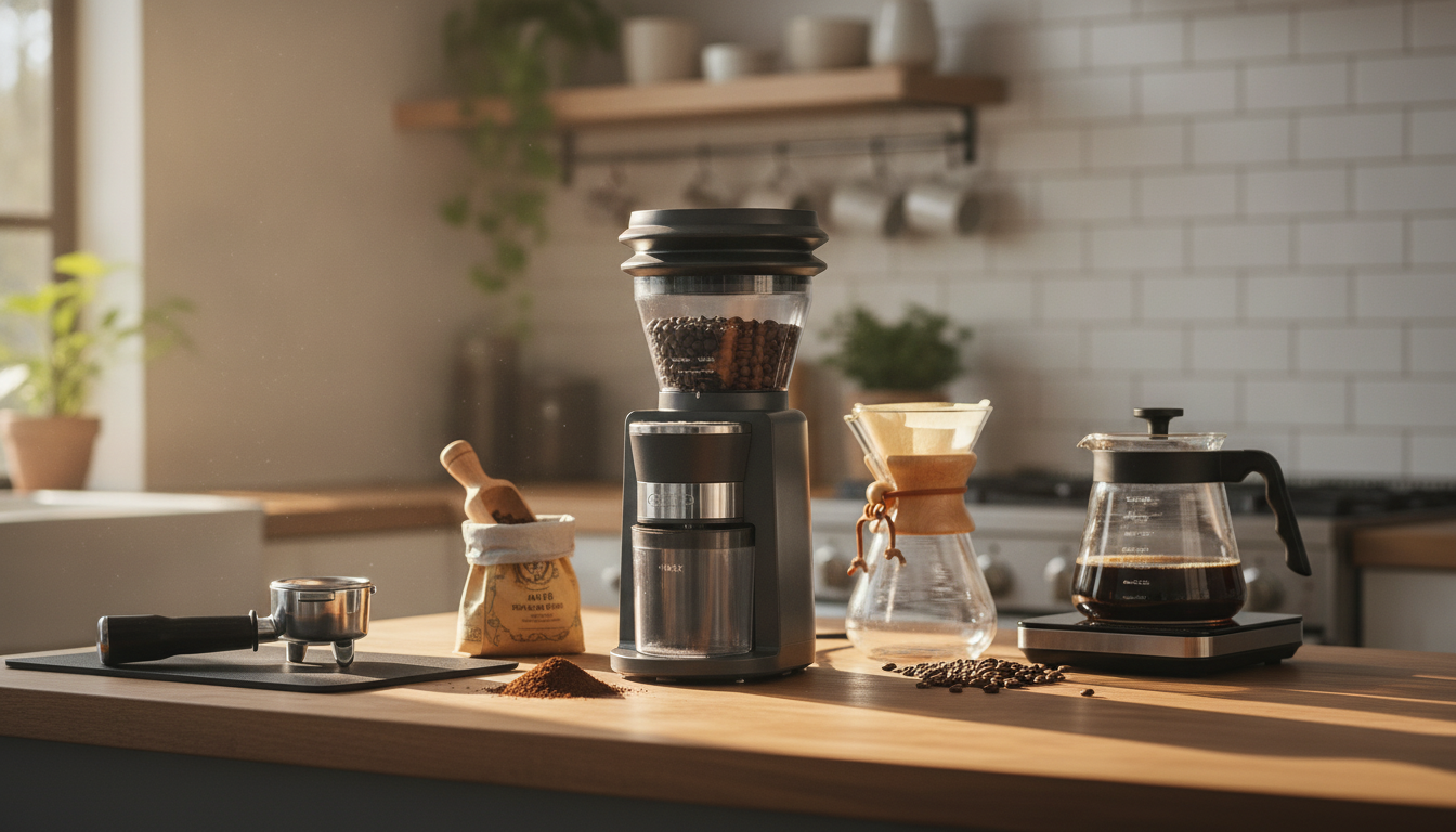 Automatic Burr Grinder: Espresso to Pour-Over & Drip